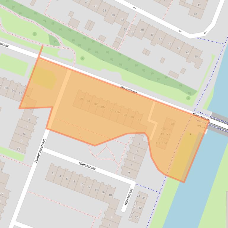Kaart van postcodegebied 1784CJ.