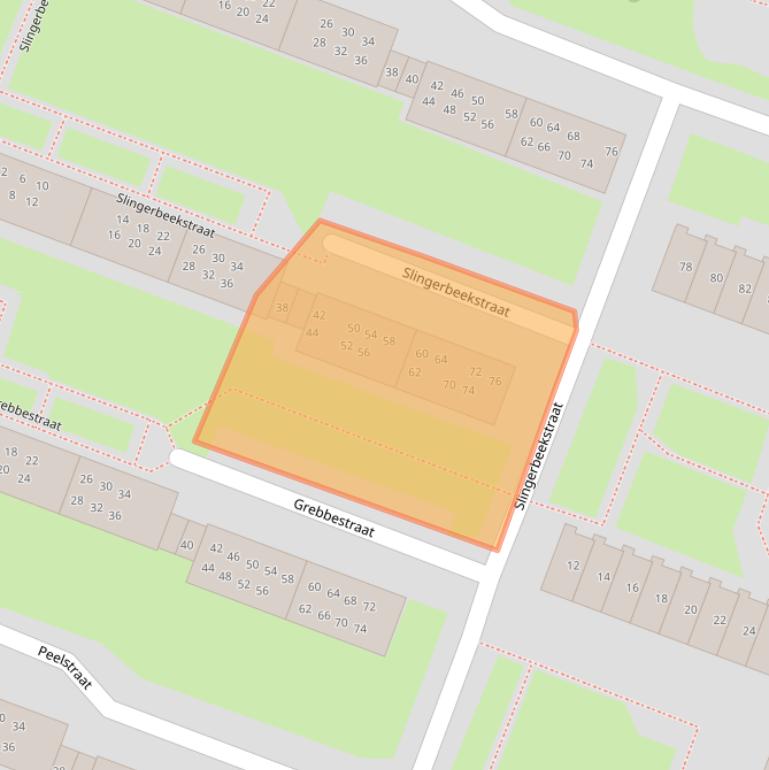 Kaart van postcodegebied 1784DB.