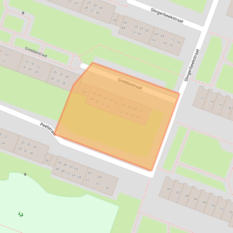 Kaart van postcodegebied 1784DD.