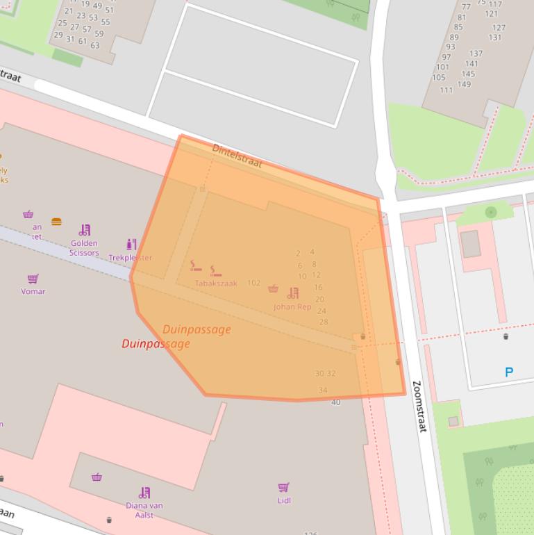 Kaart van postcodegebied 1784GK.