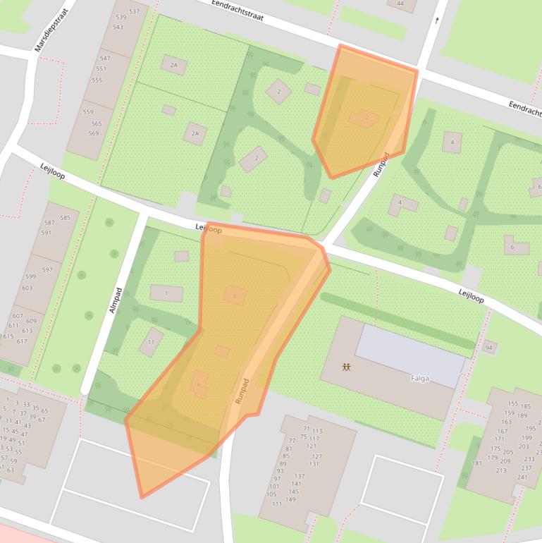 Kaart van postcodegebied 1784GL.