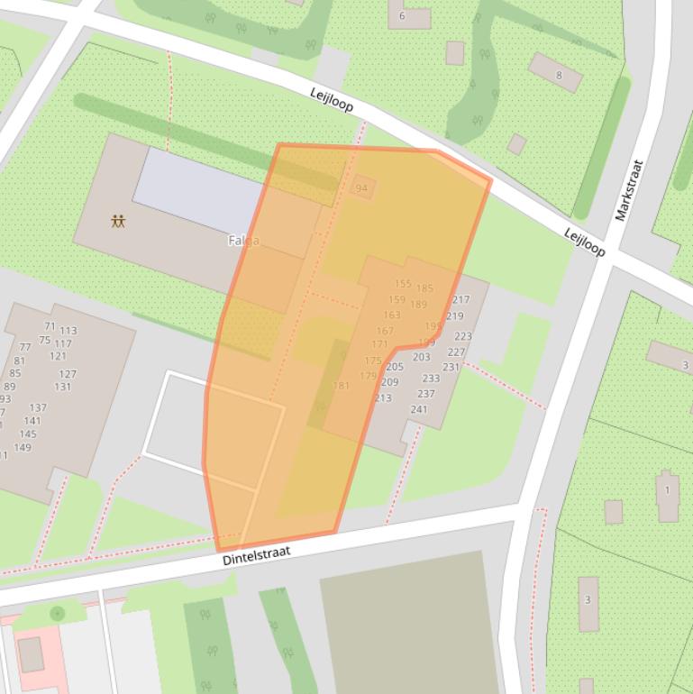 Kaart van postcodegebied 1784GP.