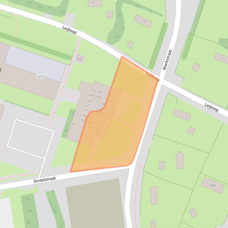 Kaart van postcodegebied 1784GR.