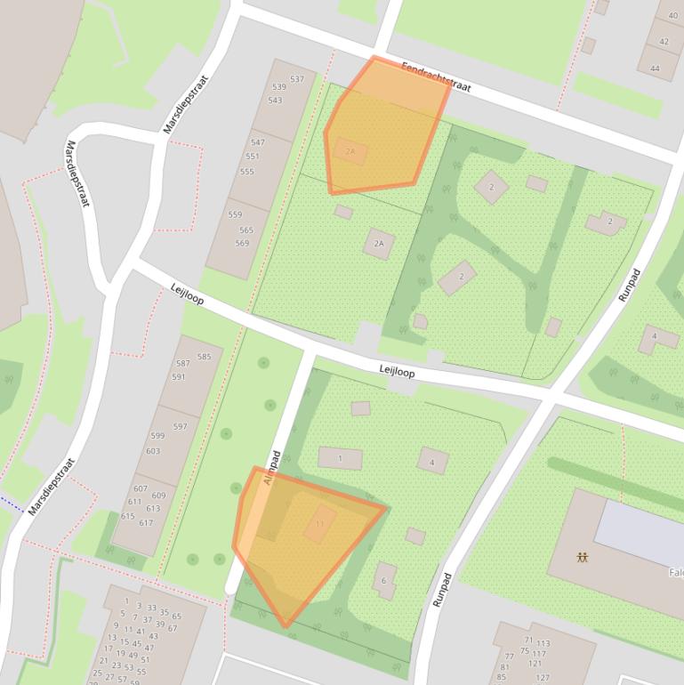 Kaart van postcodegebied 1784GT.