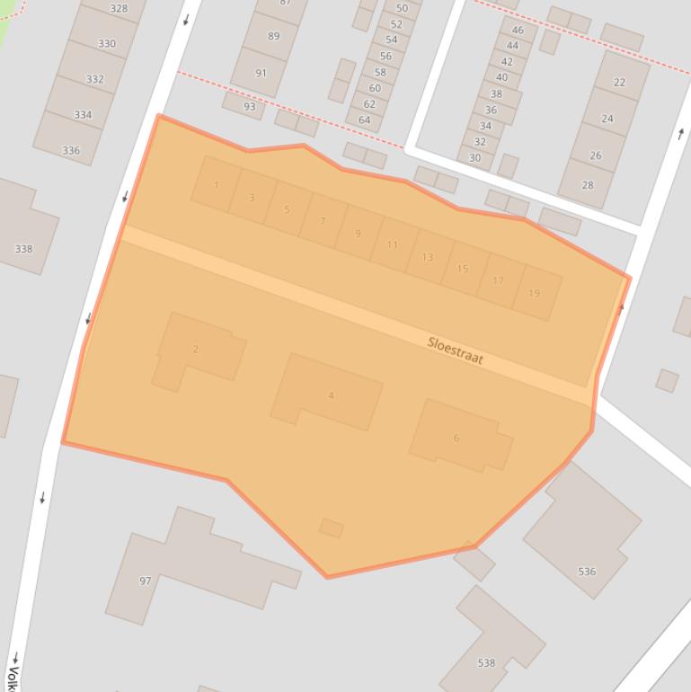 Kaart van postcodegebied 1784JG.