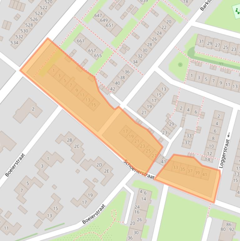 Kaart van postcodegebied 1784LA.