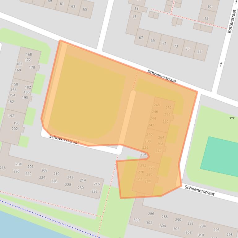 Kaart van postcodegebied 1784LL.