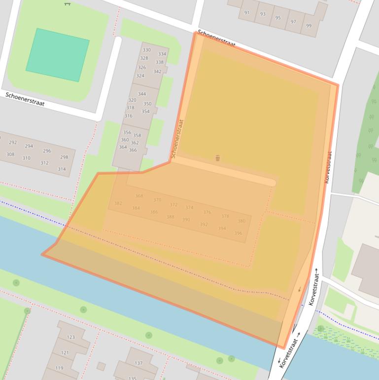 Kaart van postcodegebied 1784LP.