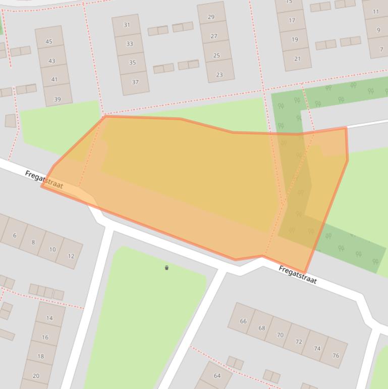 Kaart van postcodegebied 1784MD.