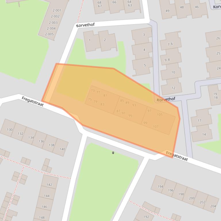 Kaart van postcodegebied 1784MG.