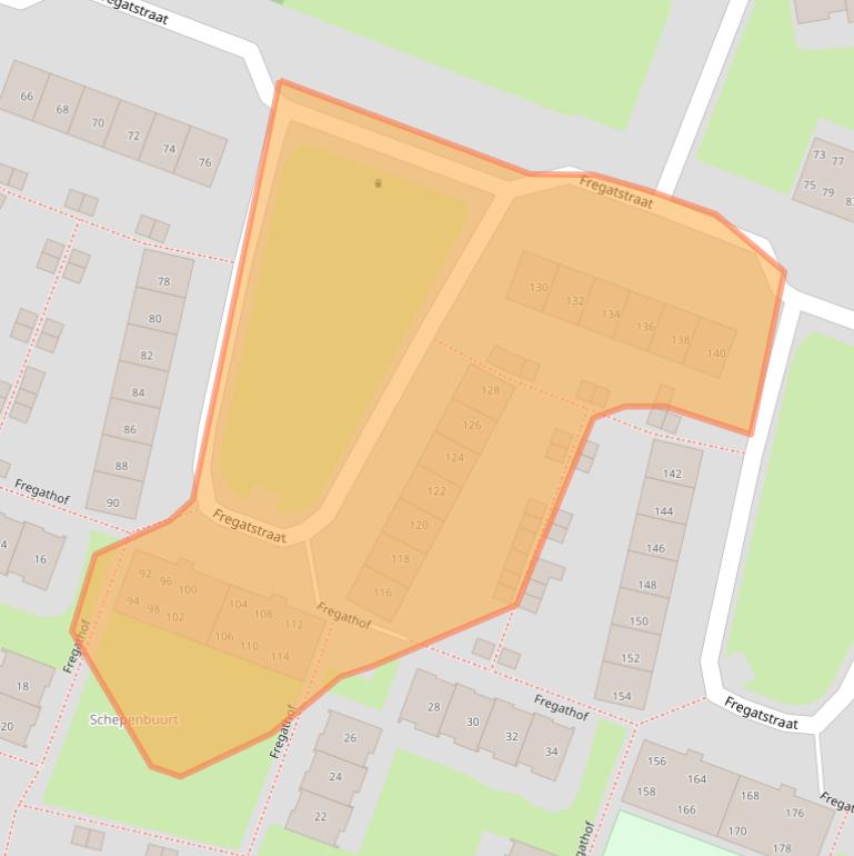 Kaart van postcodegebied 1784MK.