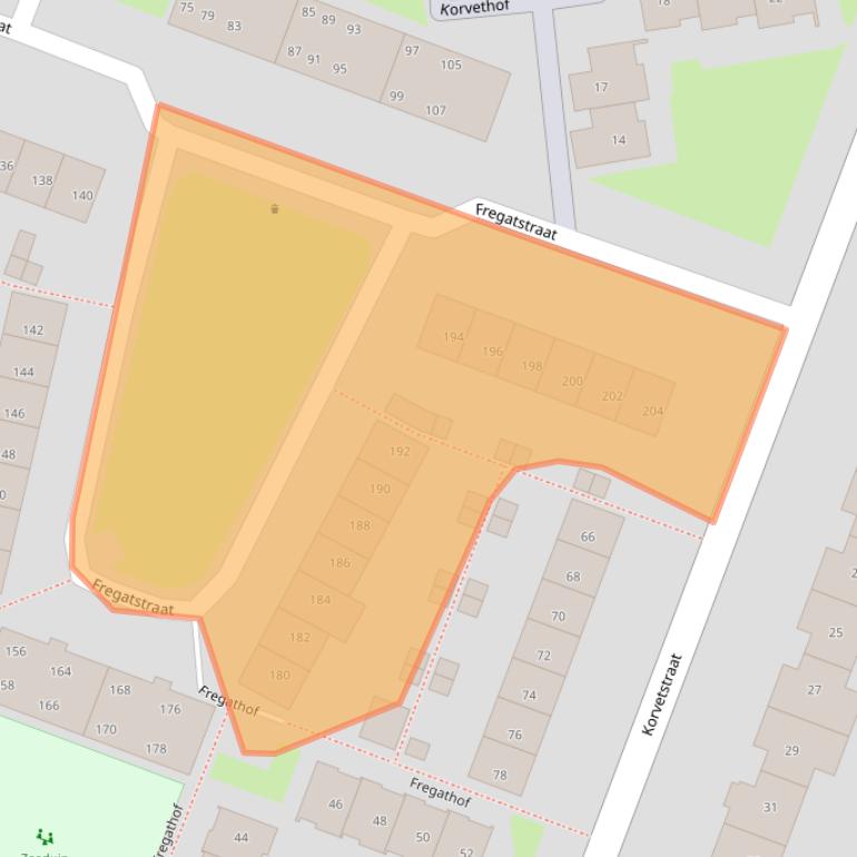 Kaart van postcodegebied 1784MN.
