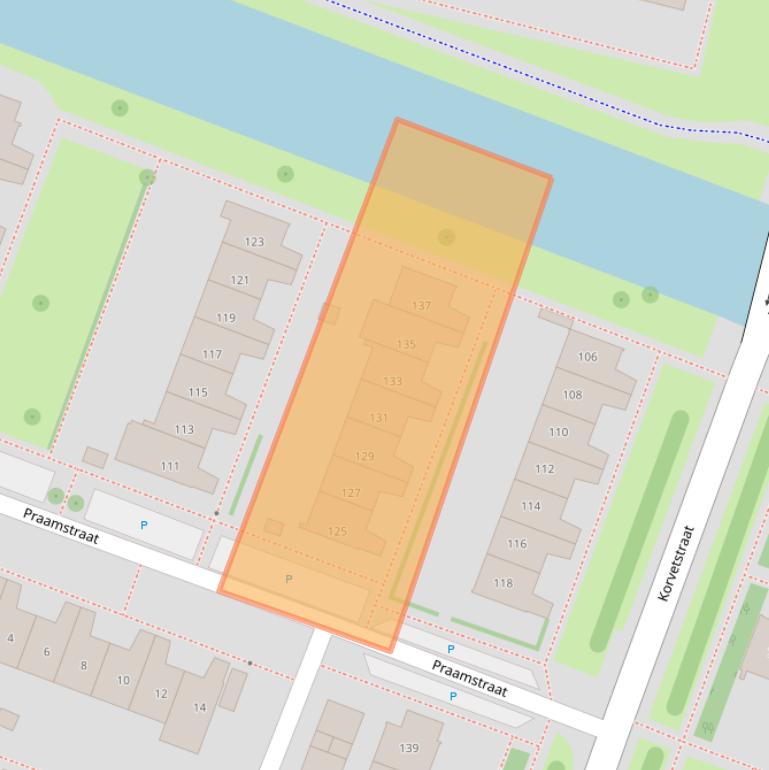 Kaart van postcodegebied 1784ND.