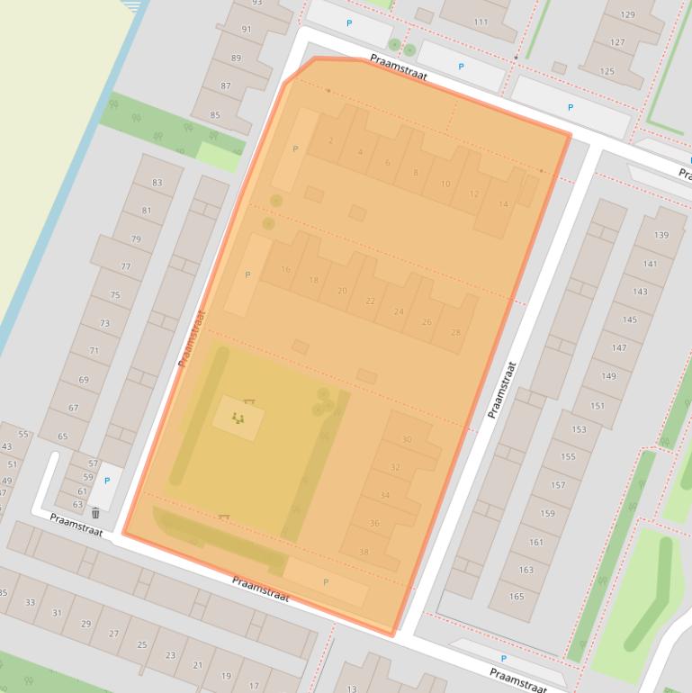 Kaart van postcodegebied 1784NG.