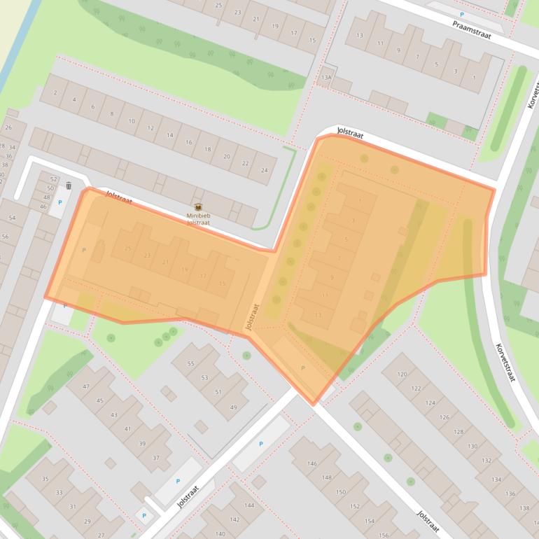 Kaart van postcodegebied 1784NH.