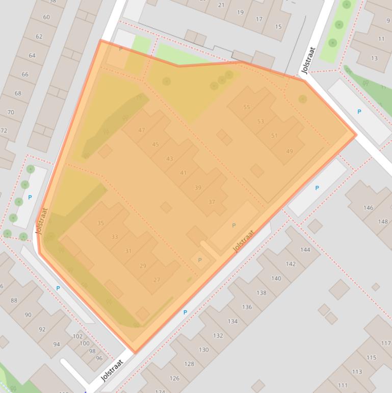 Kaart van postcodegebied 1784NJ.