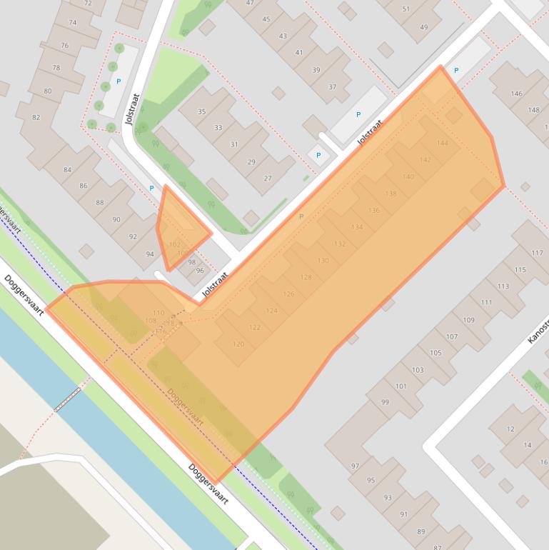 Kaart van postcodegebied 1784NM.