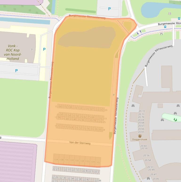 Kaart van postcodegebied 1784NR.