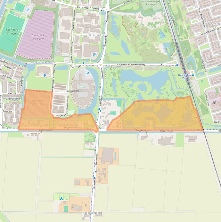 Kaart van postcodegebied 1784PD.