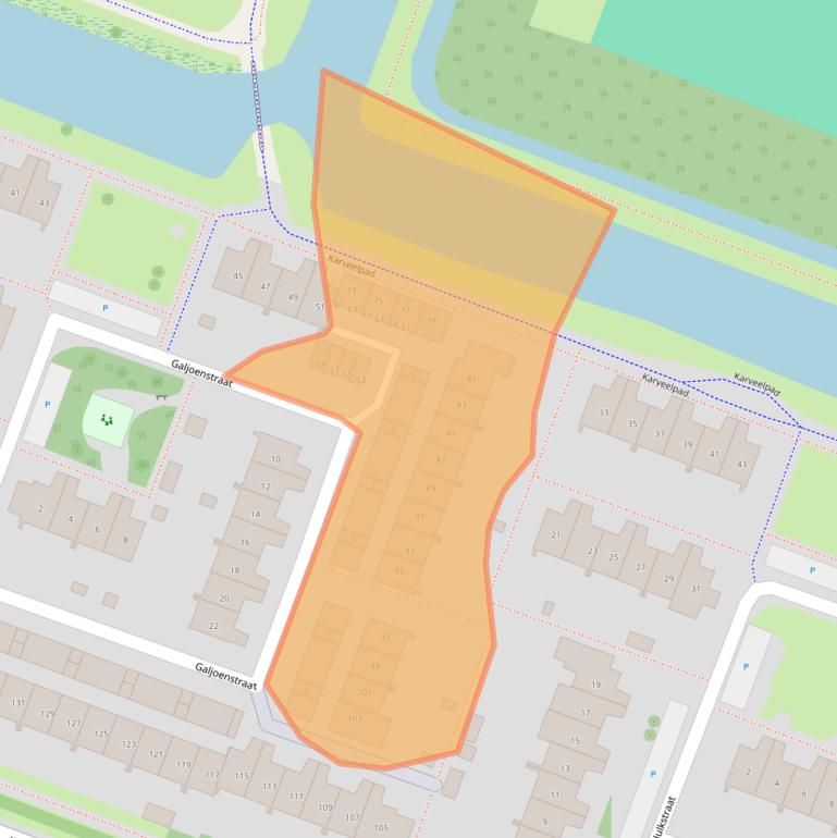 Kaart van postcodegebied 1784RC.