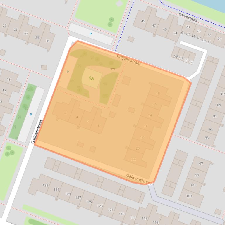 Kaart van postcodegebied 1784RE.