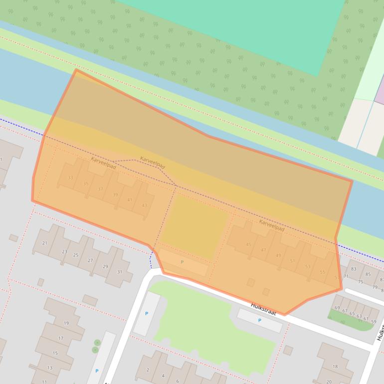 Kaart van postcodegebied 1784RH.