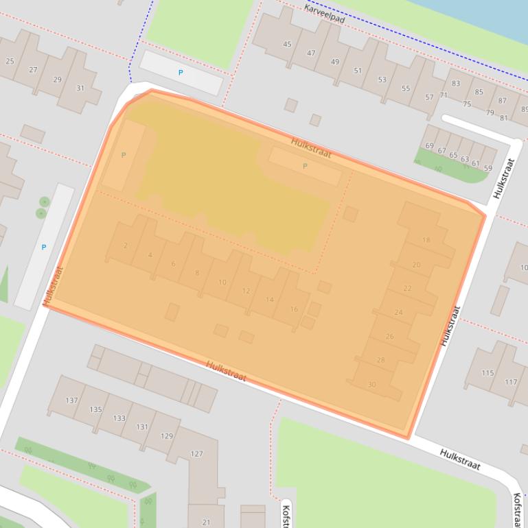 Kaart van postcodegebied 1784RL.