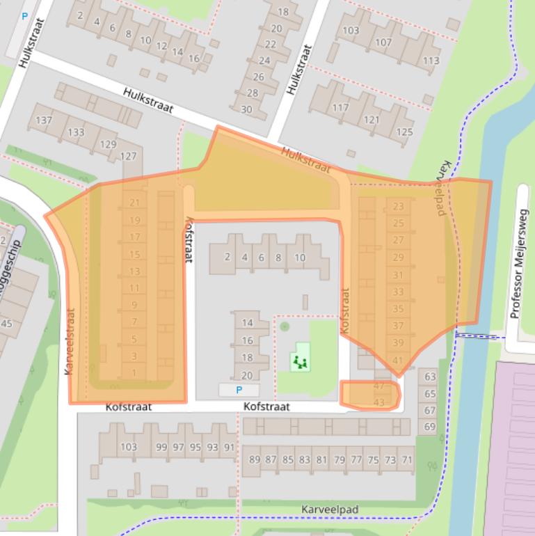 Kaart van postcodegebied 1784RM.