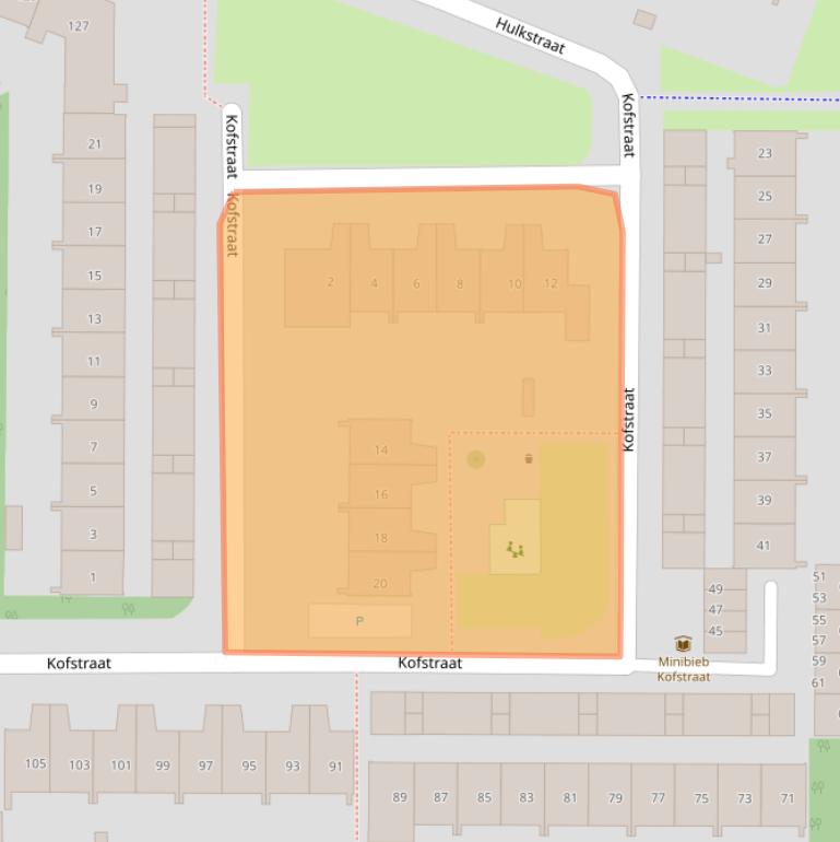 Kaart van postcodegebied 1784RP.