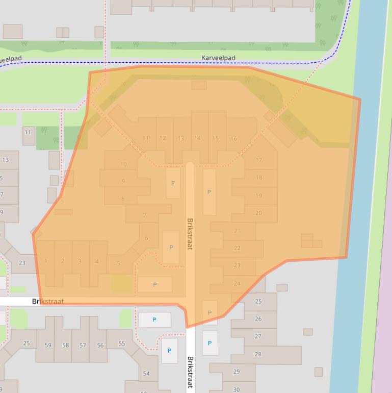 Kaart van postcodegebied 1784RR.