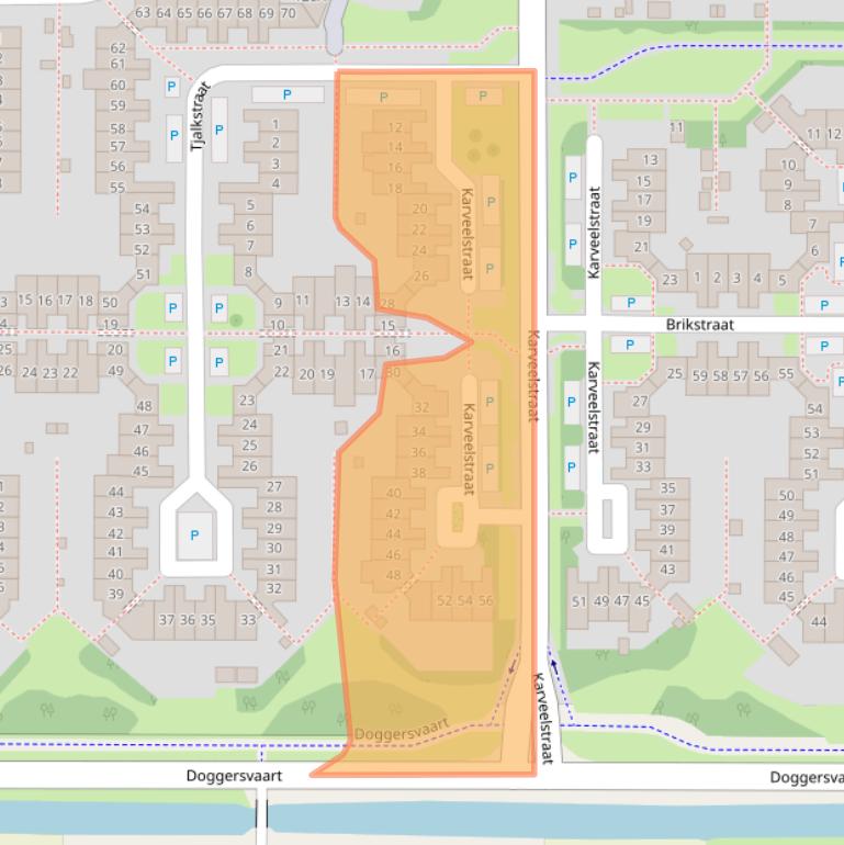Kaart van postcodegebied 1784RW.