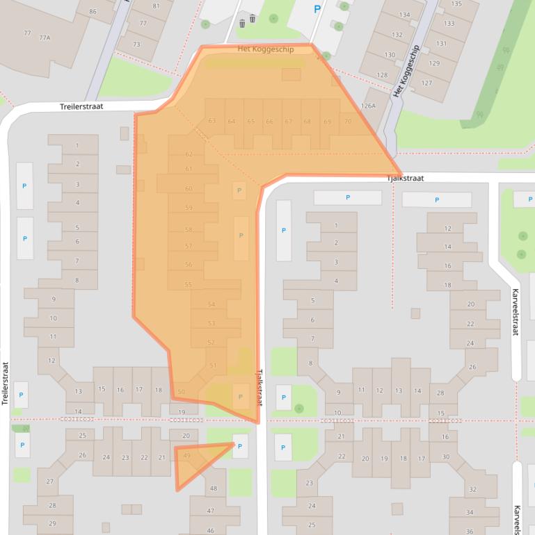 Kaart van postcodegebied 1784RZ.