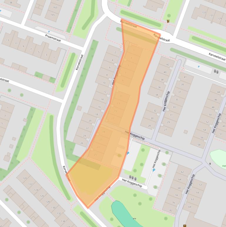 Kaart van postcodegebied 1784SB.