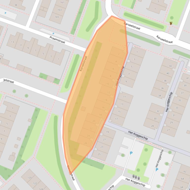 Kaart van postcodegebied 1784SC.