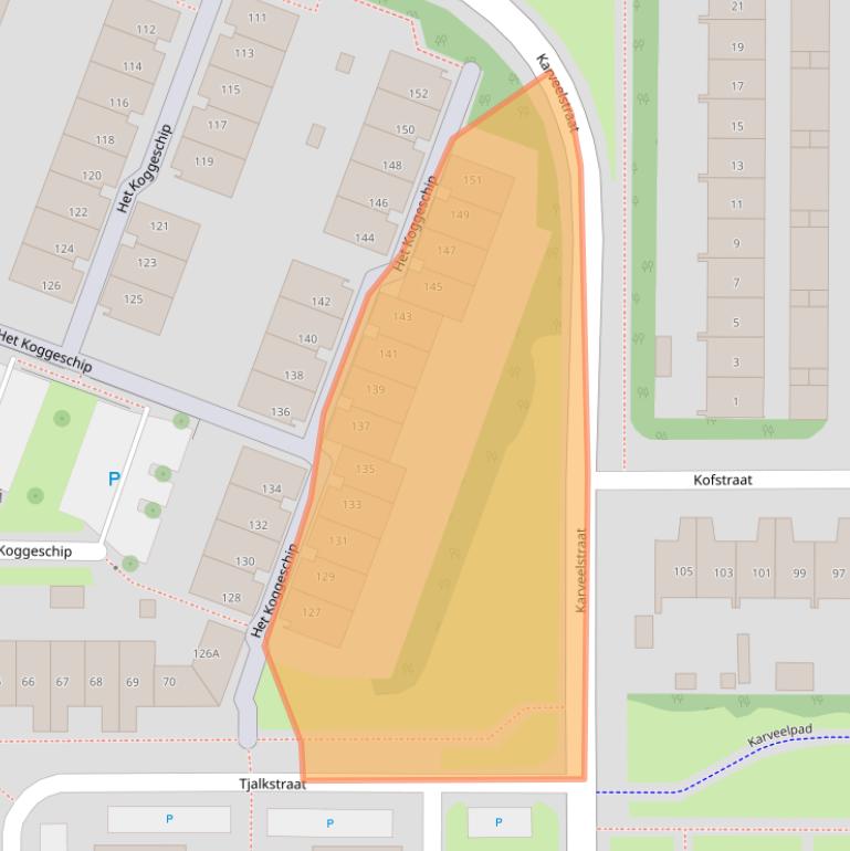 Kaart van postcodegebied 1784SM.