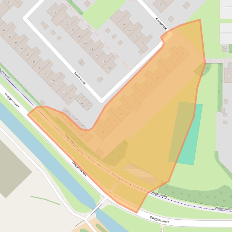 Kaart van postcodegebied 1784SR.