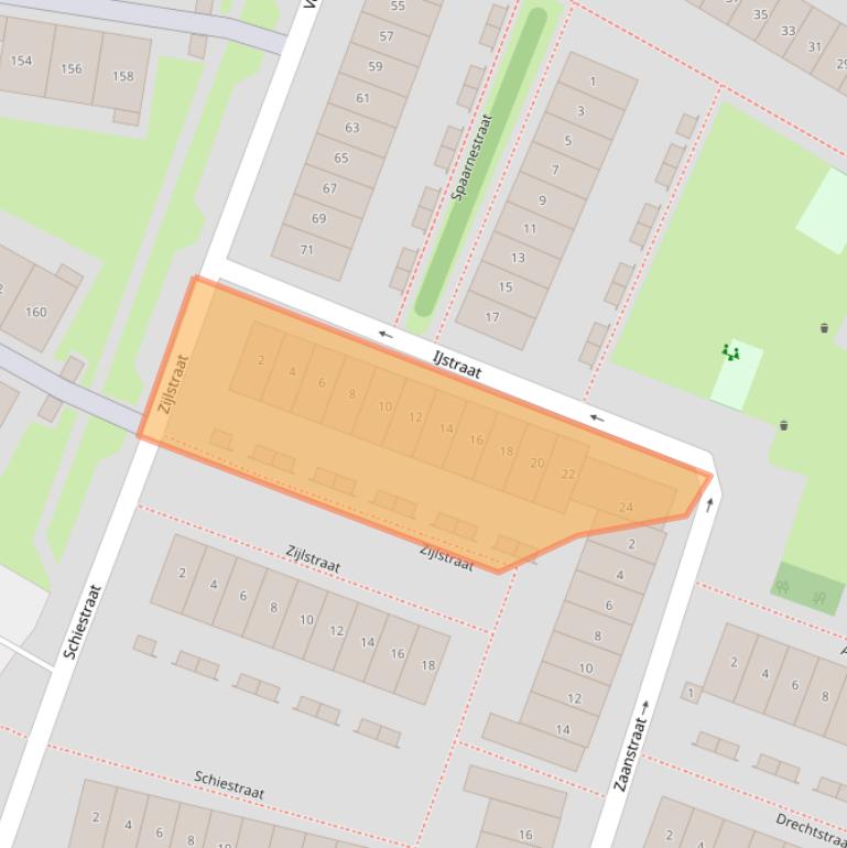 Kaart van postcodegebied 1784TM.