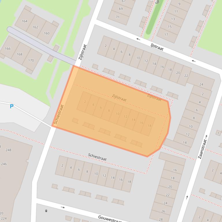 Kaart van postcodegebied 1784TN.