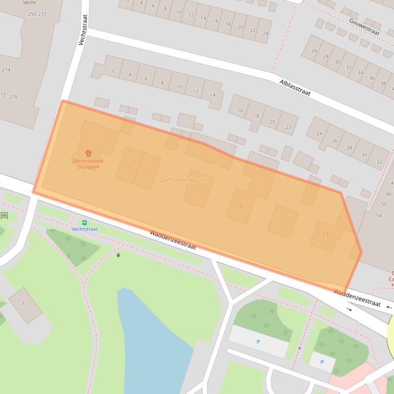 Kaart van postcodegebied 1784VA.