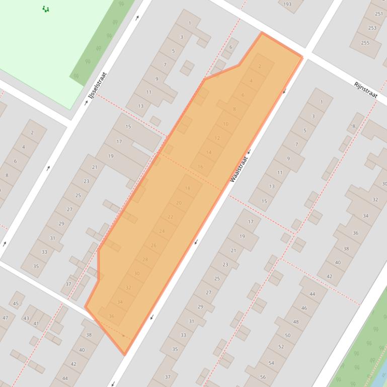 Kaart van postcodegebied 1784VV.