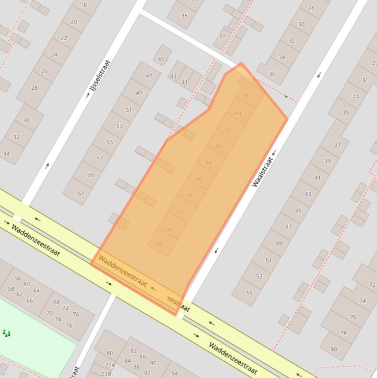 Kaart van postcodegebied 1784VW.