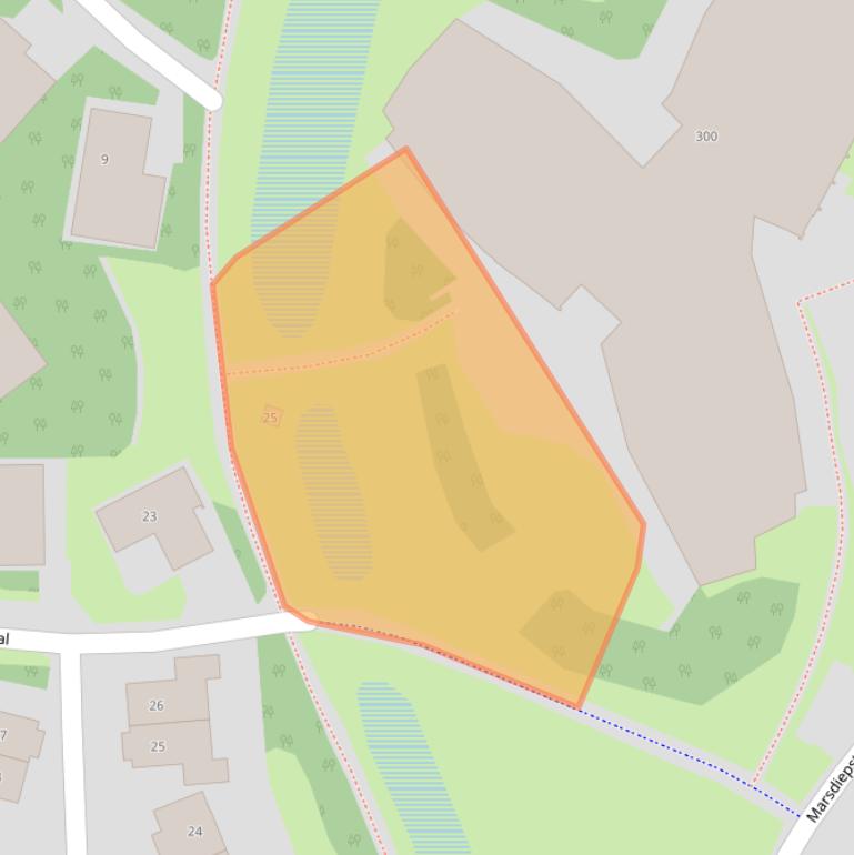 Kaart van postcodegebied 1784WD.