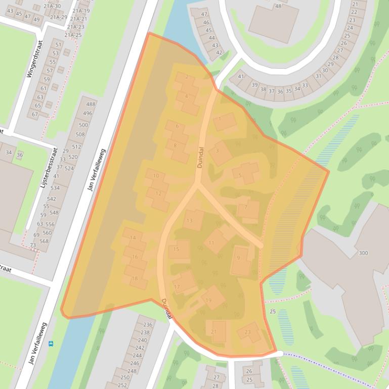 Kaart van postcodegebied 1784WG.