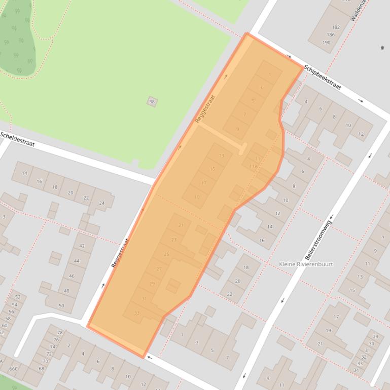 Kaart van postcodegebied 1784XM.