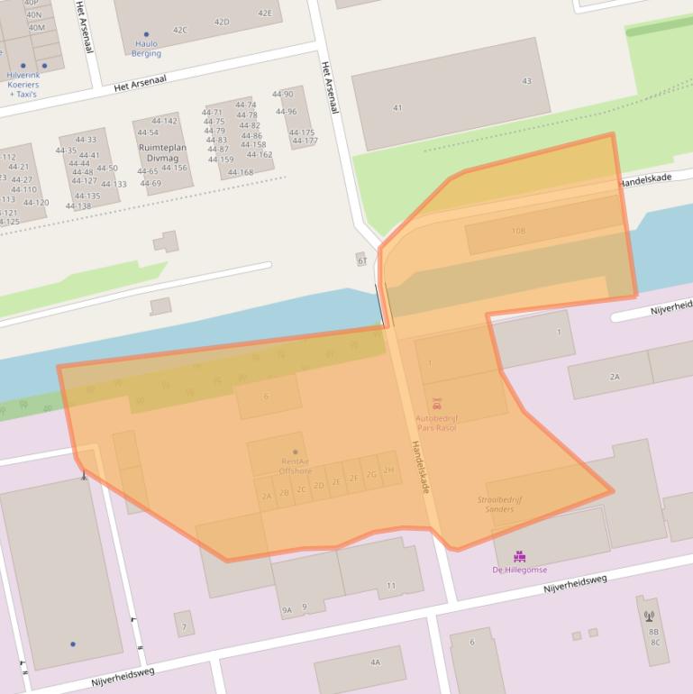 Kaart van postcodegebied 1785AC.