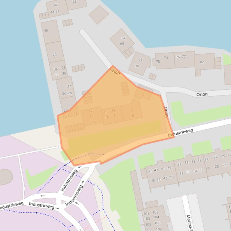 Kaart van postcodegebied 1785AR.