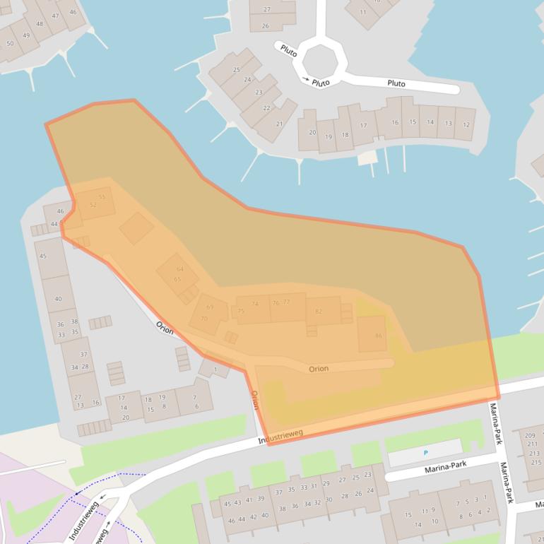 Kaart van postcodegebied 1785AT.