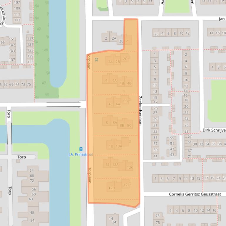 Kaart van postcodegebied 1785BN.