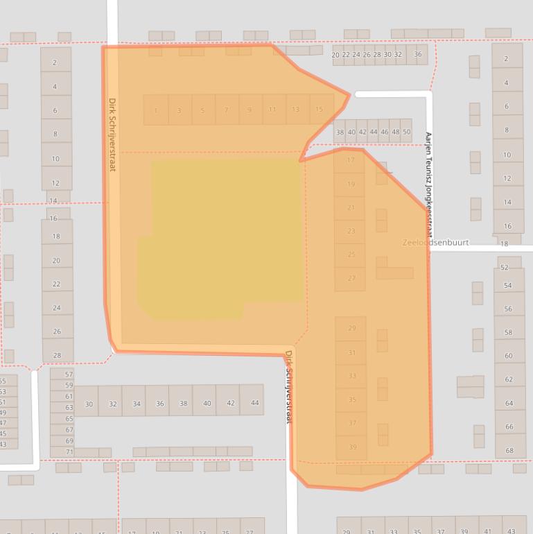 Kaart van postcodegebied 1785BT.