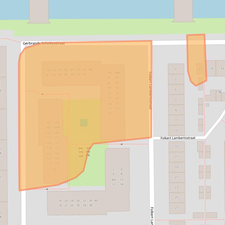 Kaart van postcodegebied 1785CP.